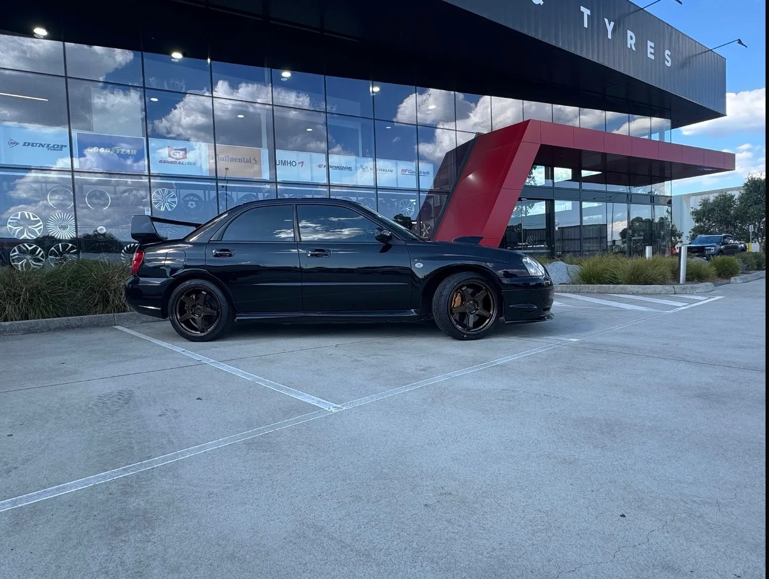 SUBARU WRX STI 2005 with KOYA SF15 18 Inch in GLOSS BRONZE CHROME FINISH |  | SUBARU